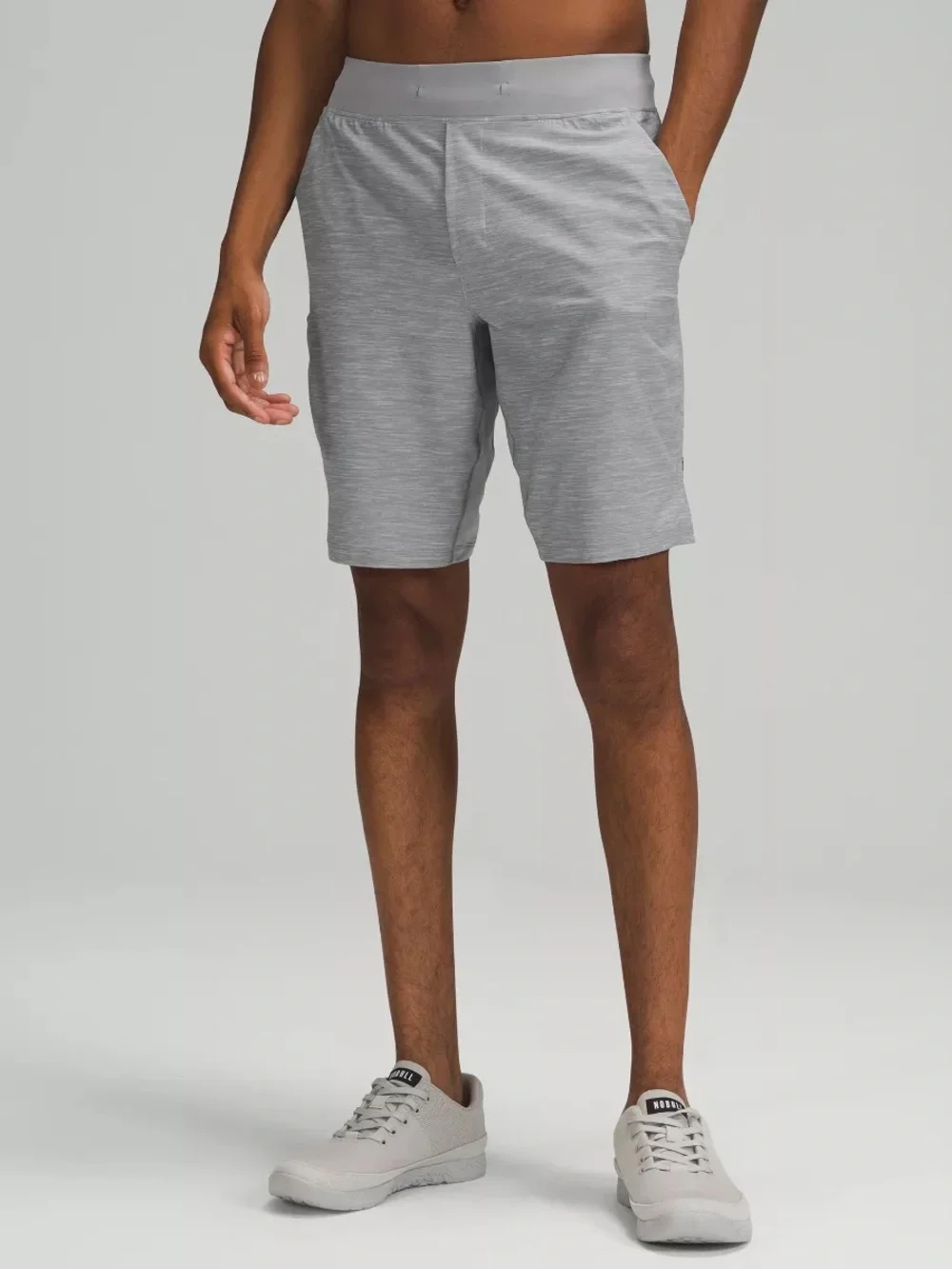 Lululemon Men's T.H.E. Short - 9" Linerless - Size Medium - Light Gray - Summer - Picture 8 of 9